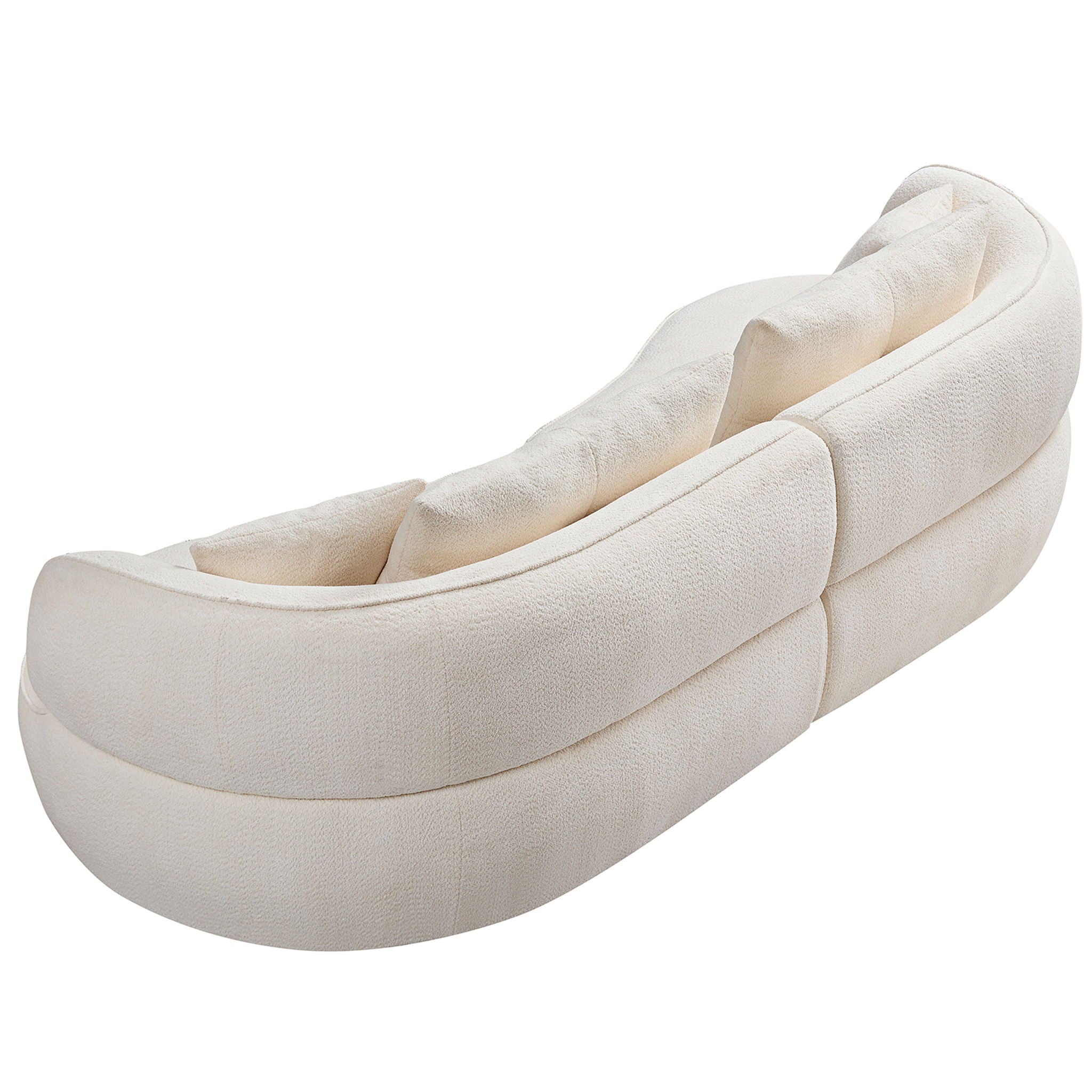 Modular Sofa, Durable Fabric, Solid Wood Frame, High Density Sponge Padding, Seating For 4