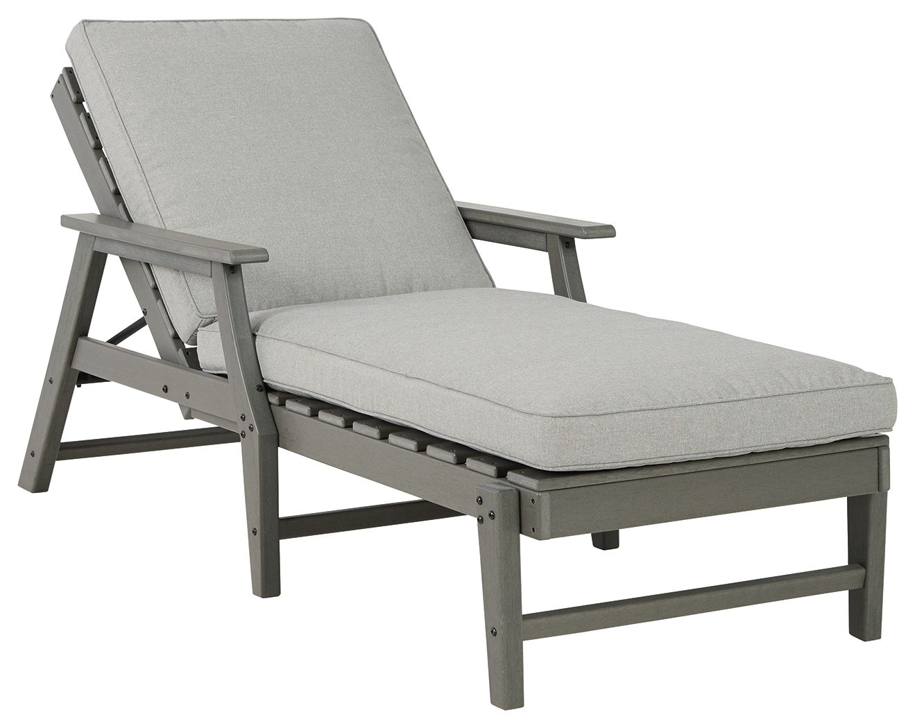 Signature Design by Ashley® Visola - Gray - Chaise Lounge With Cushion | Meri Furniture