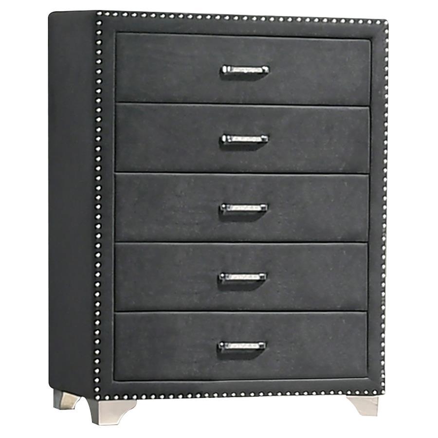Coaster Fine Furniture Melody - 5-Drawer Bedroom Chest | Meri Furniture