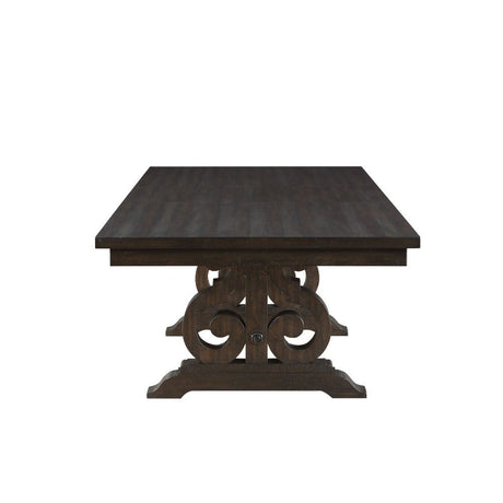 ACME Maisha - Dining Table - Rustic Walnut | Meri Furniture
