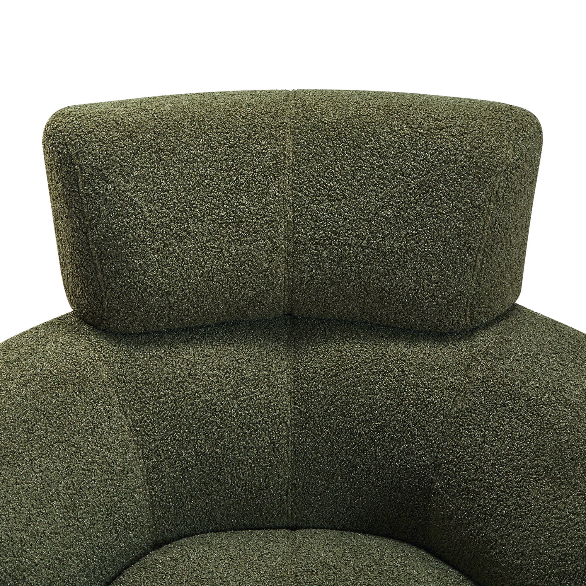 360° Swivel Chair Upholstered Accent Barrel Chair With Adjustable Headrest