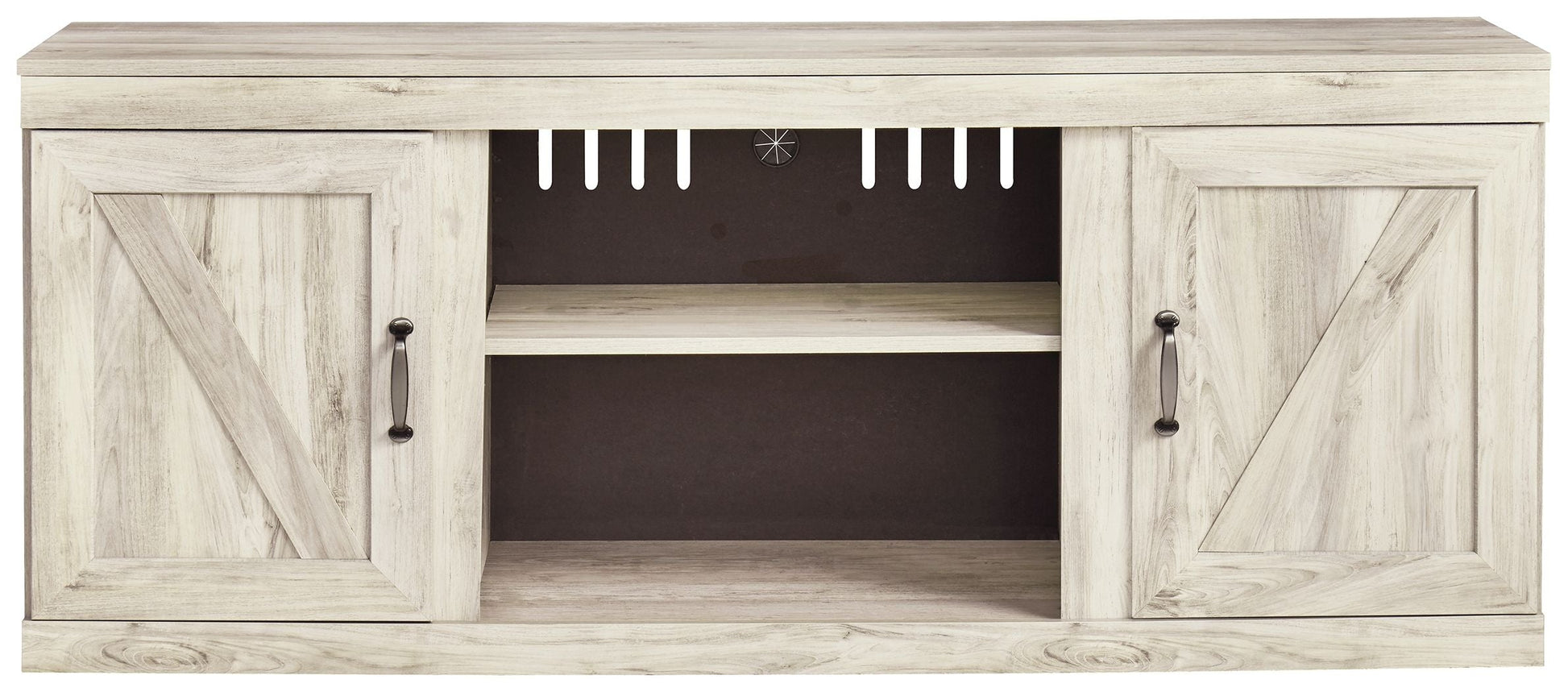Signature Design by Ashley® Bellaby - TV Stand W/Fireplace Option | Meri Furniture