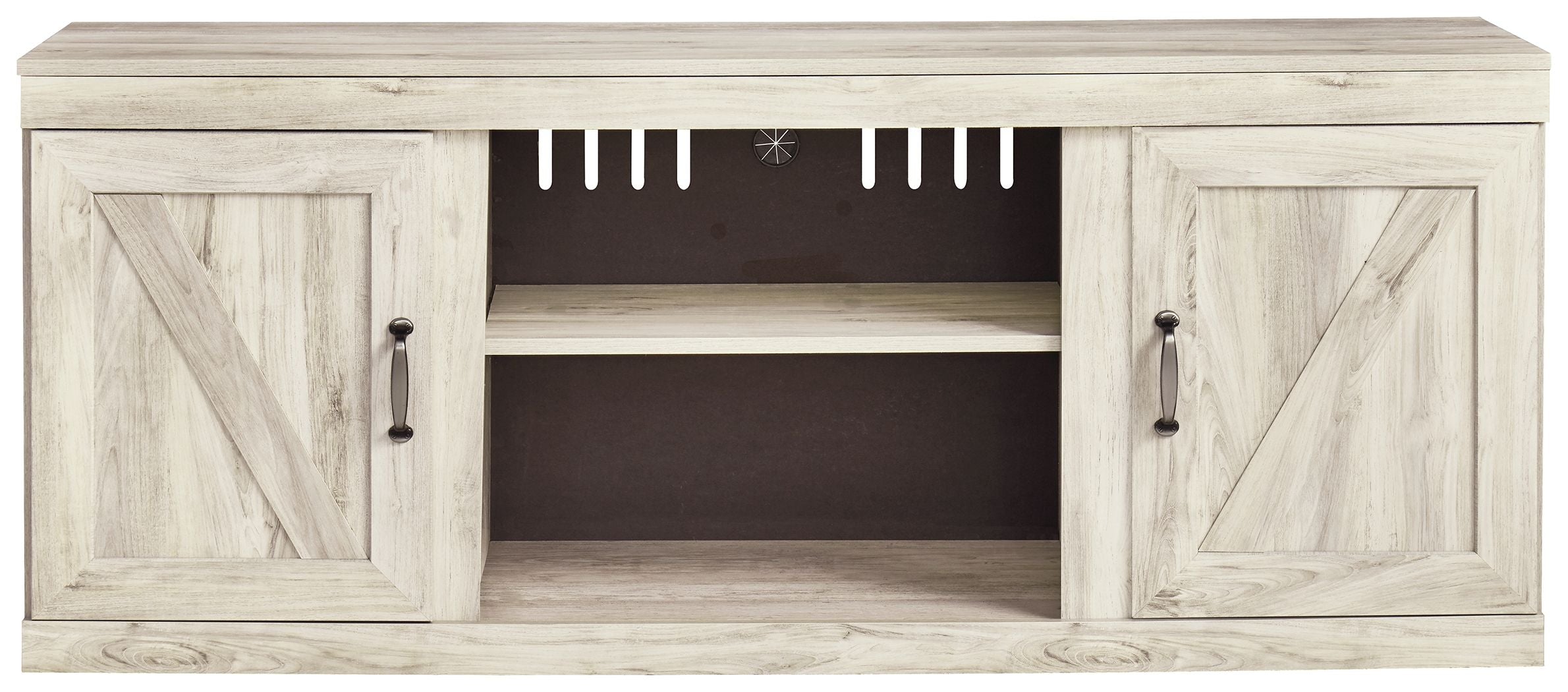 Signature Design by Ashley® Bellaby - TV Stand W/Fireplace Option | Meri Furniture