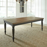 Liberty Furniture Harvest Home - Rectangular Leg Table - Light Brown | Meri Furniture