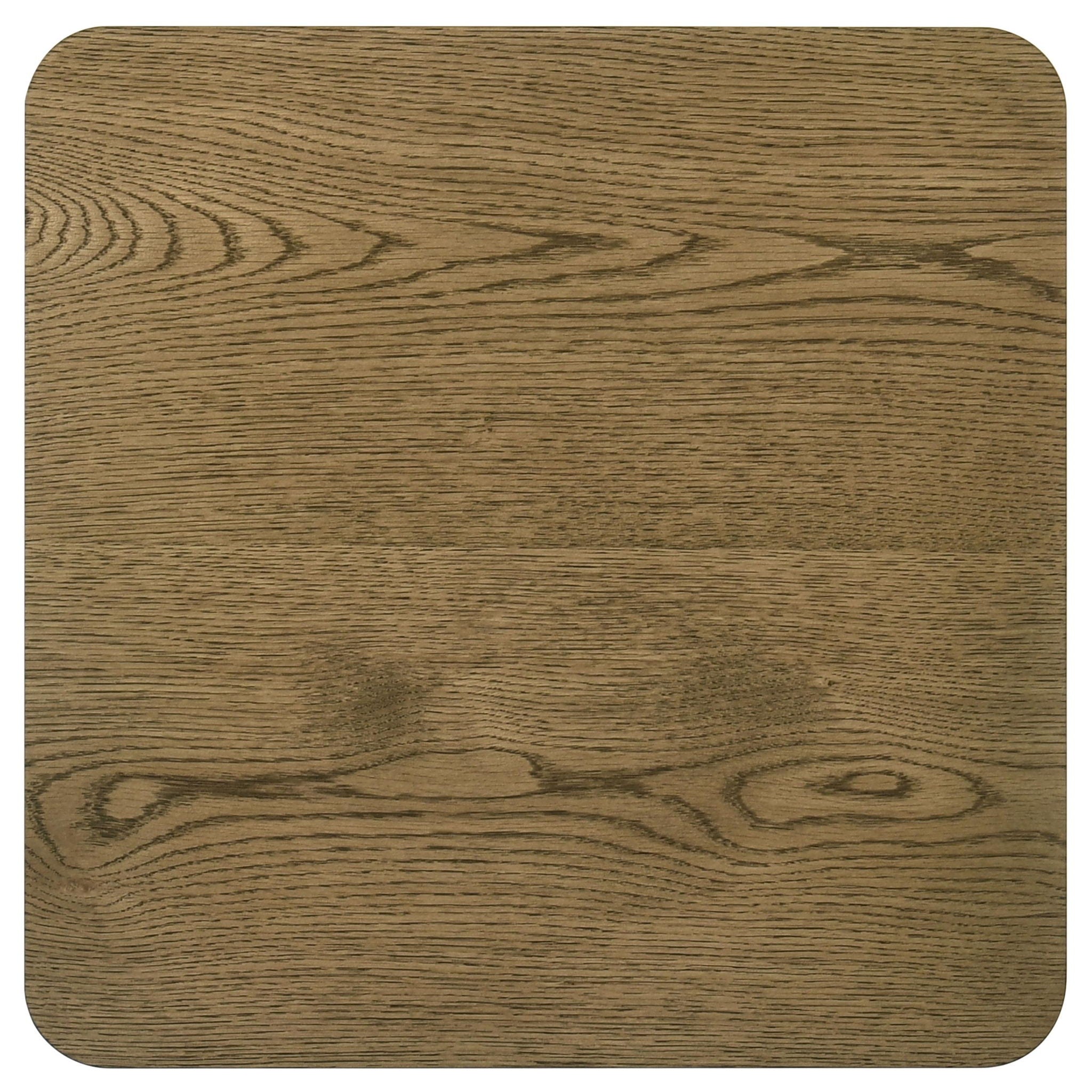 Castlewood Engineered Wood Accent Side End Table Brown Oak