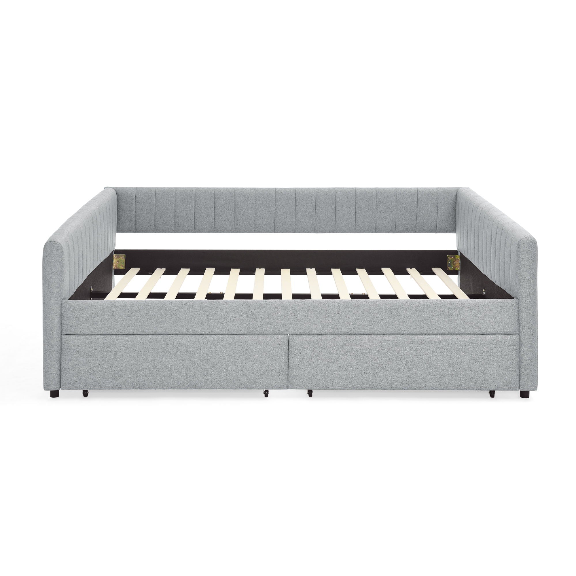 Upholstered Queen Daybed With 2 Drawers