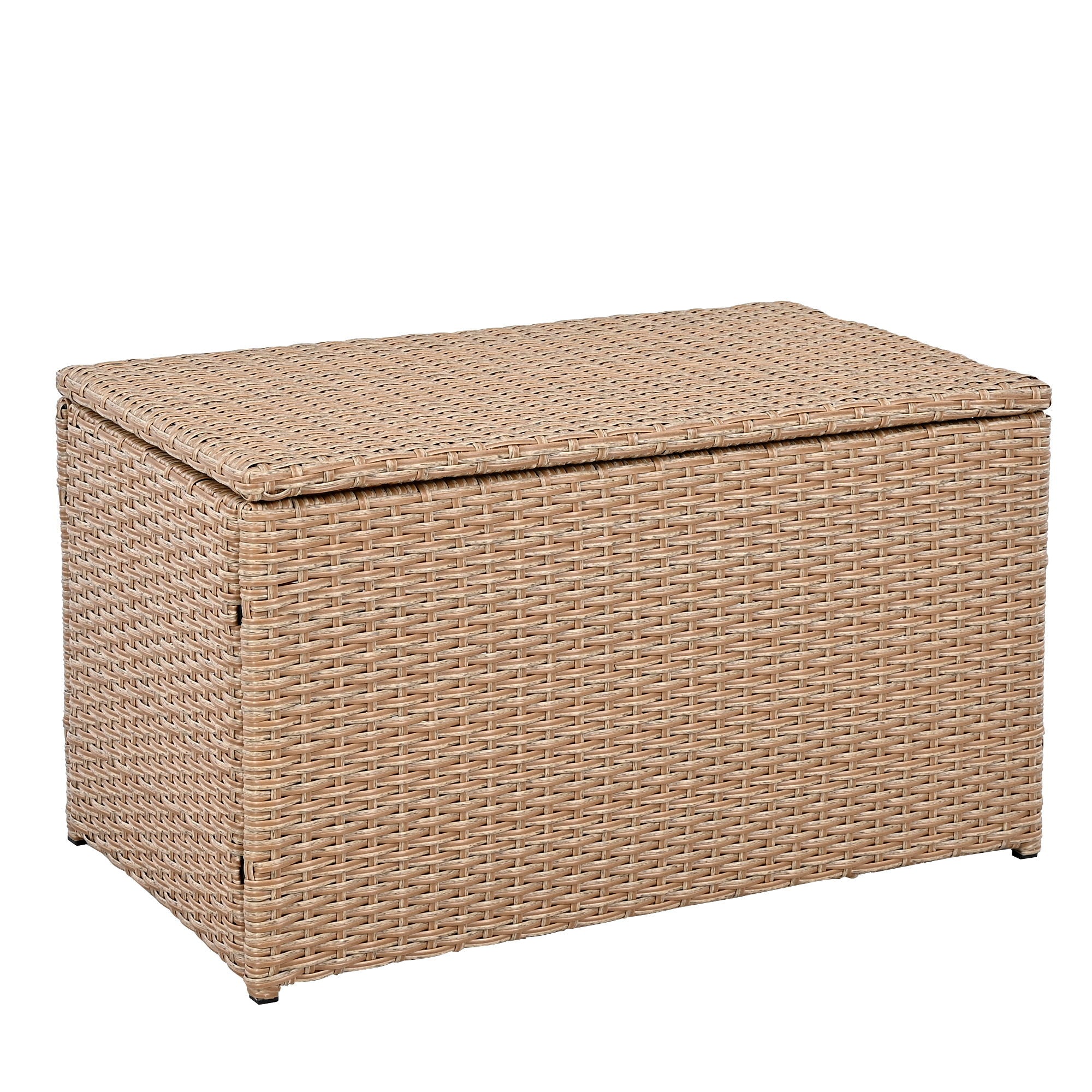 10 Piece Outdoor Sectional Half Round Patio Rattan Sofa Set