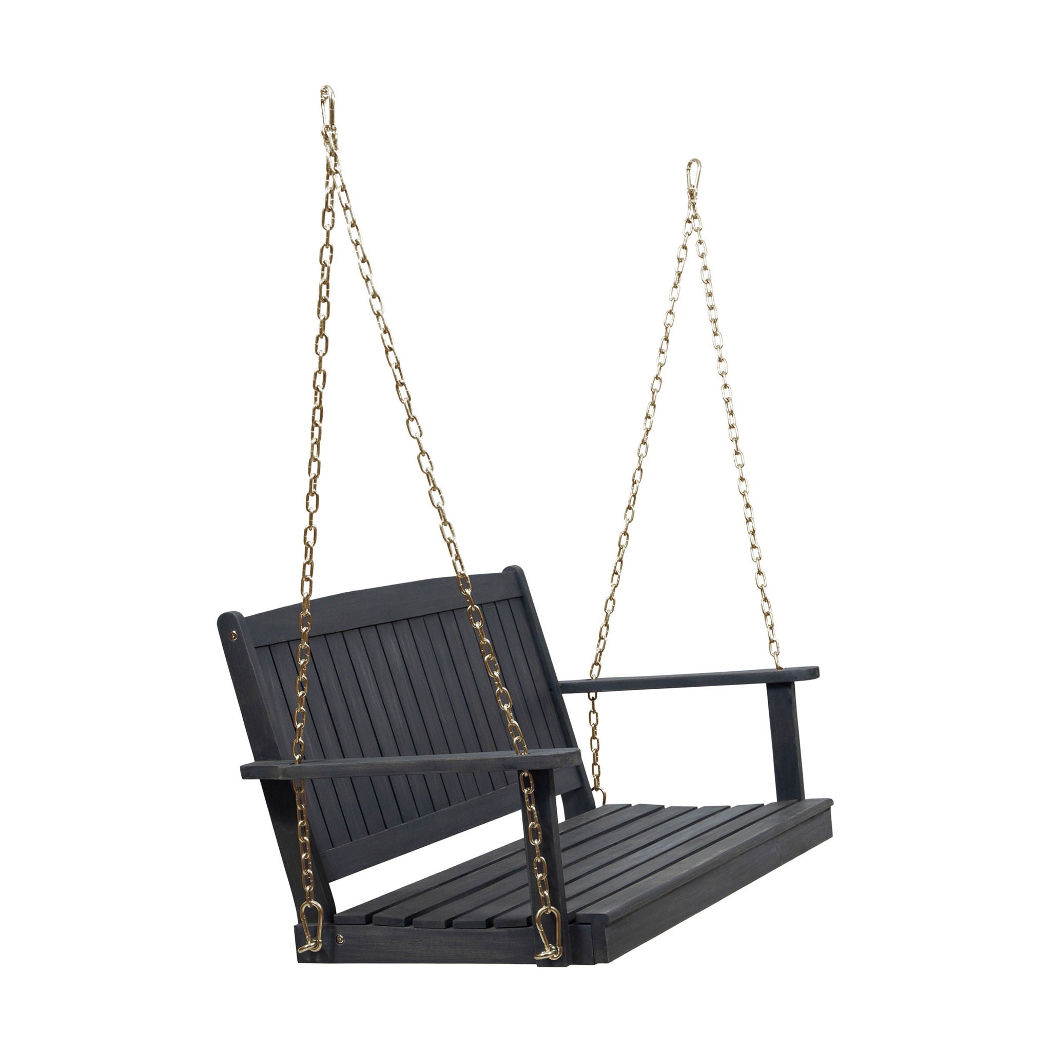 Tambora - Porch Swing Acacia Wood Slat Design