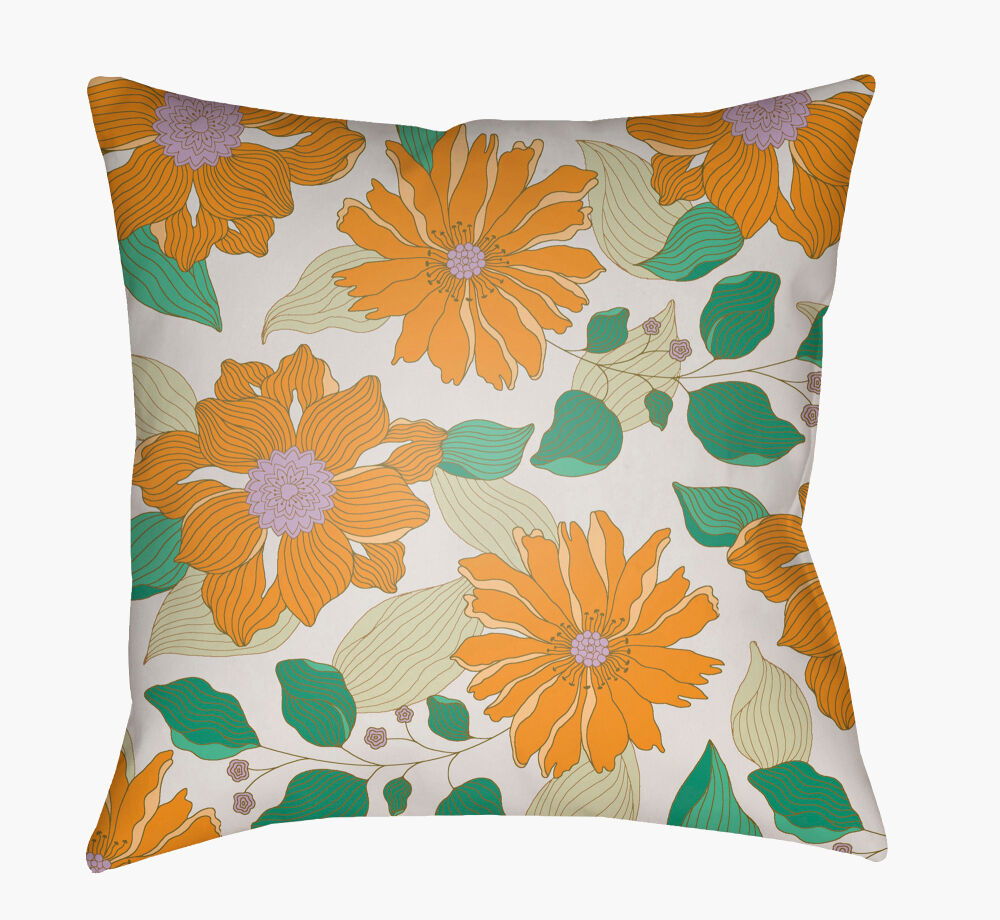 Moody Floral Pillow