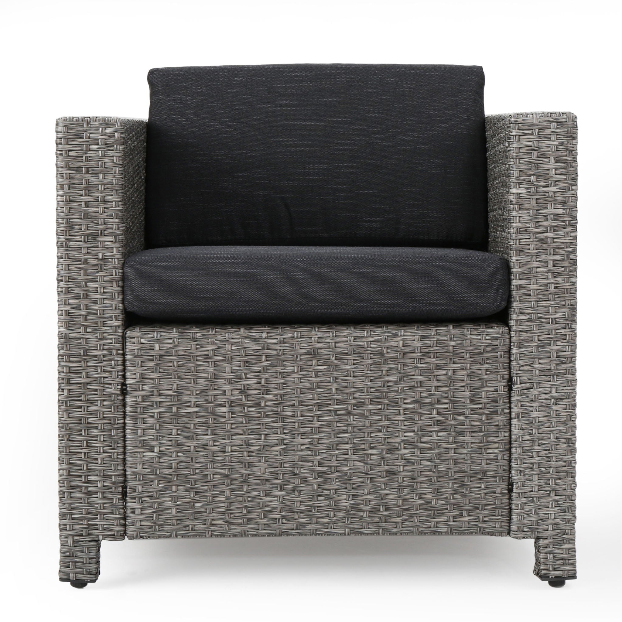 Stylish Outdoor Club Chair With Weather Resistant Cushions