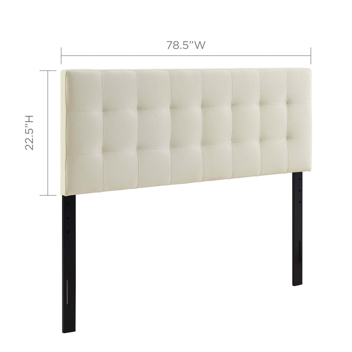 Lily Upholstered Fabric King Headboard by Modway