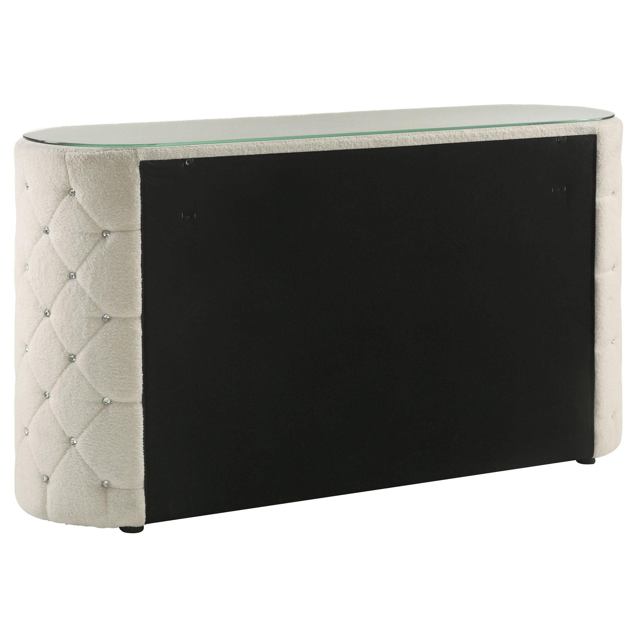 Sonya 6-drawer Upholstered Bedroom Dresser Ivory