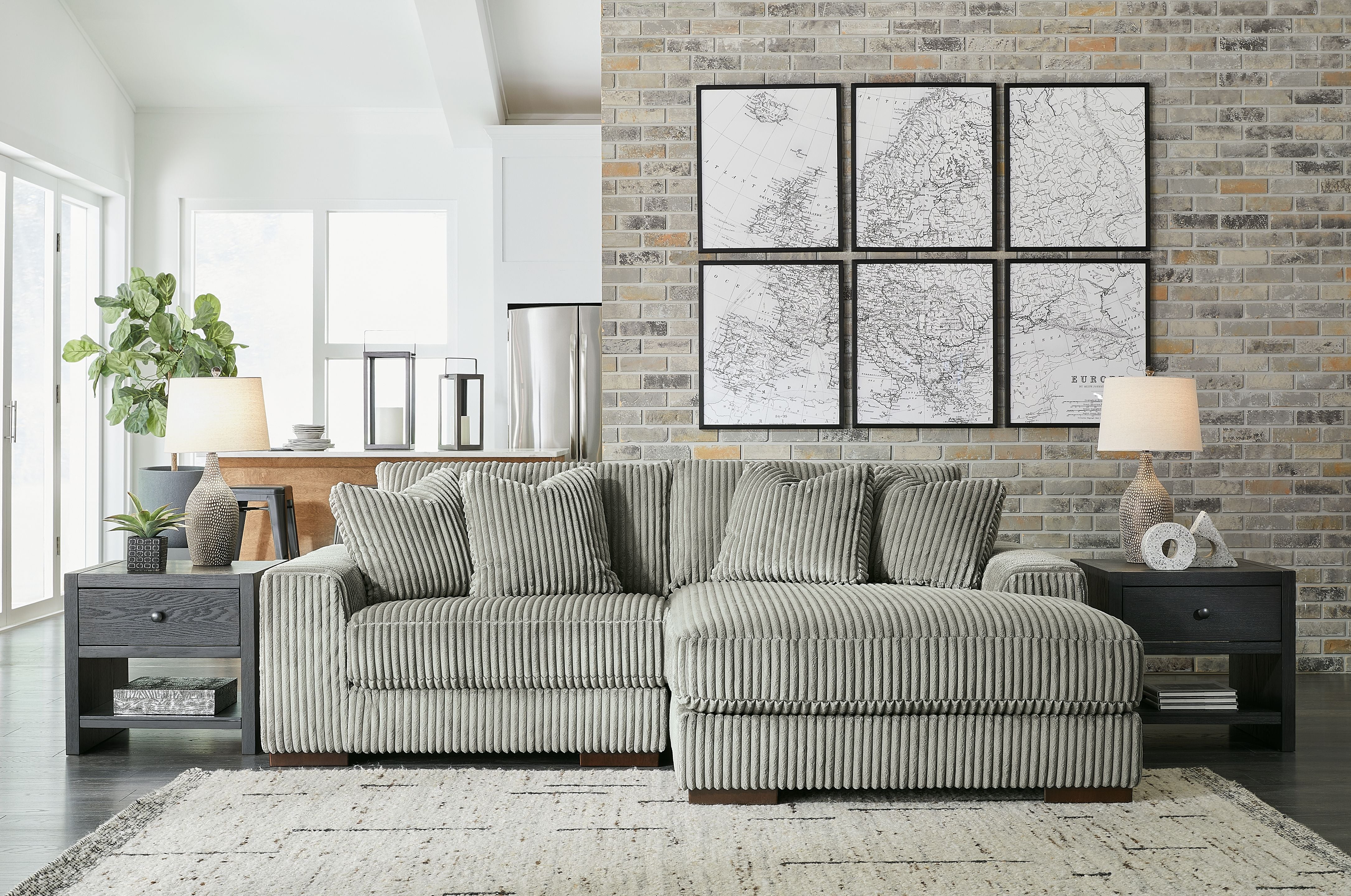 Signature Design by Ashley® Lindyn - Corner Chair Sectional | Meri Furniture