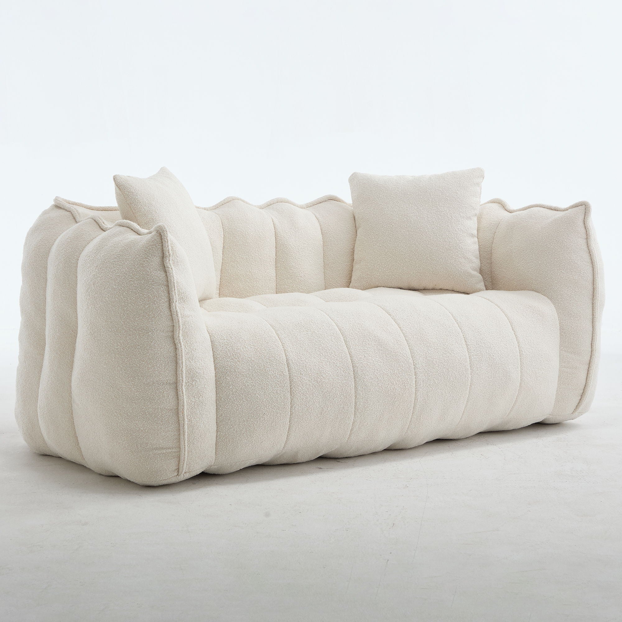 Cozy Beanbag Chair With High Resilience Foam Core For 2