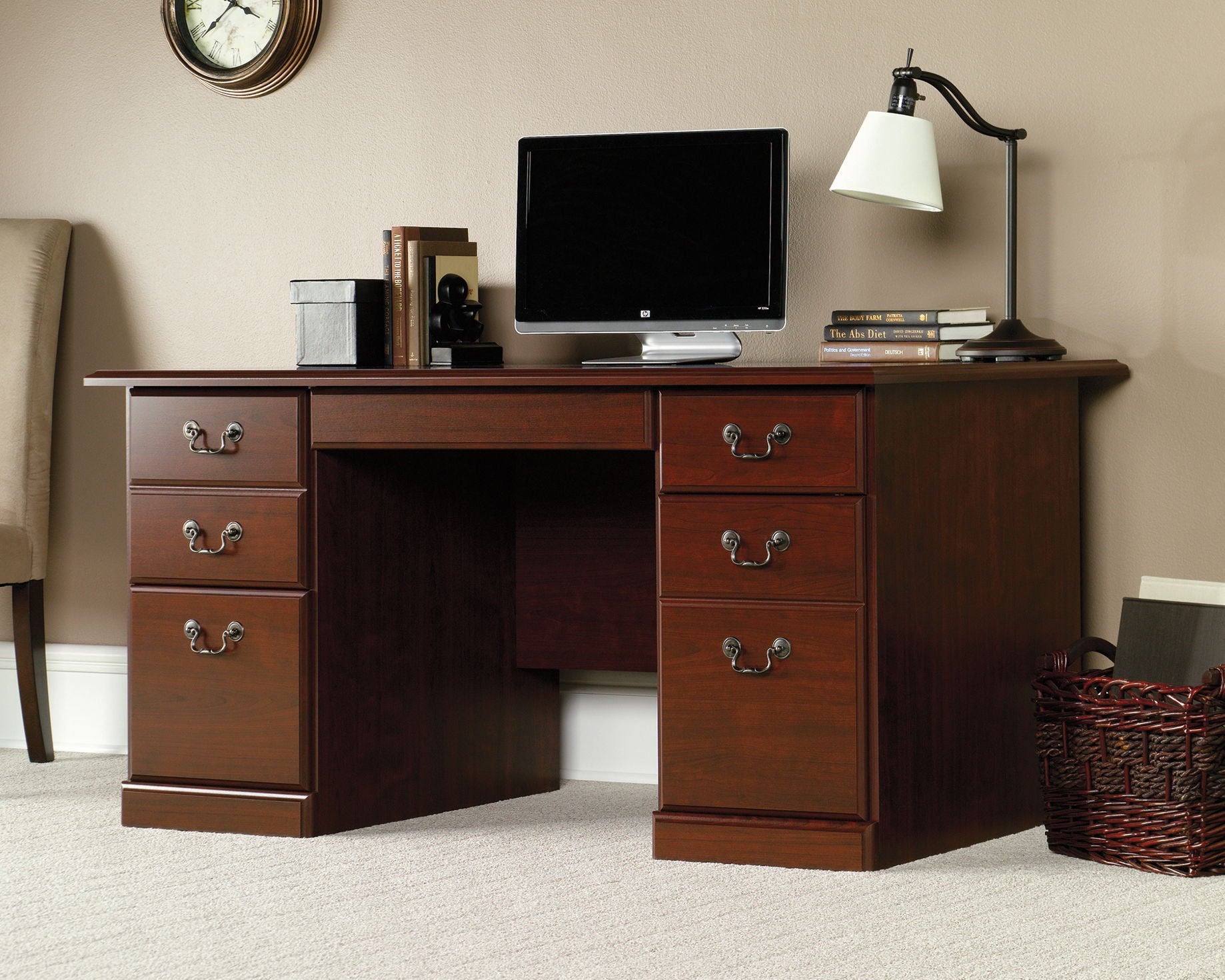 Heritage Hill Computer Desk Classic Cherry
