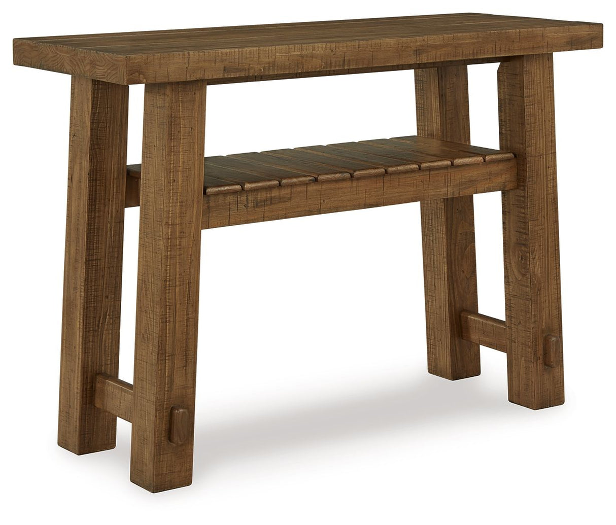 Signature Design by Ashley® Mackifeld - Warm Brown - Sofa Table | Meri Furniture
