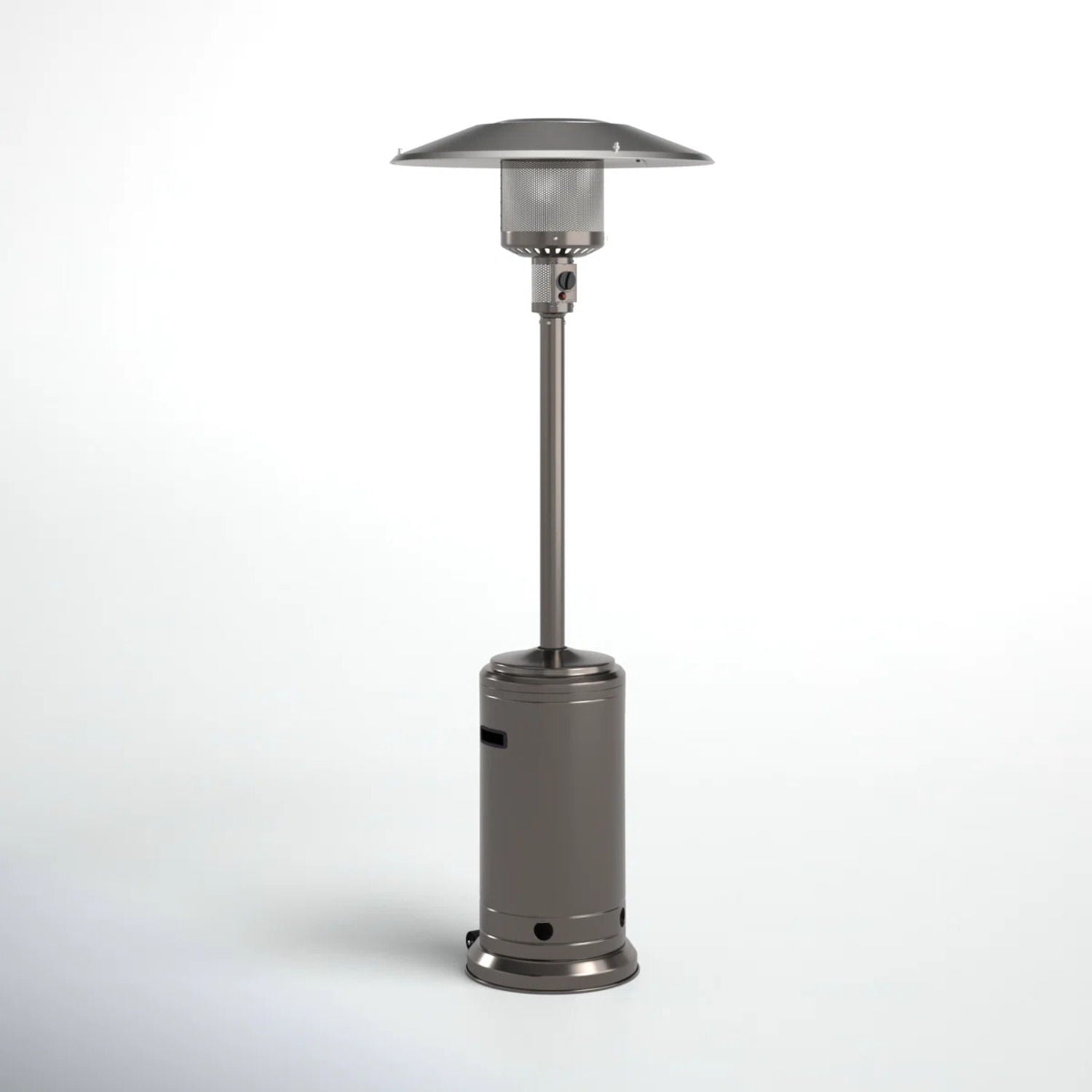 46000 Btu Propane Patio Heater - Steel Gray