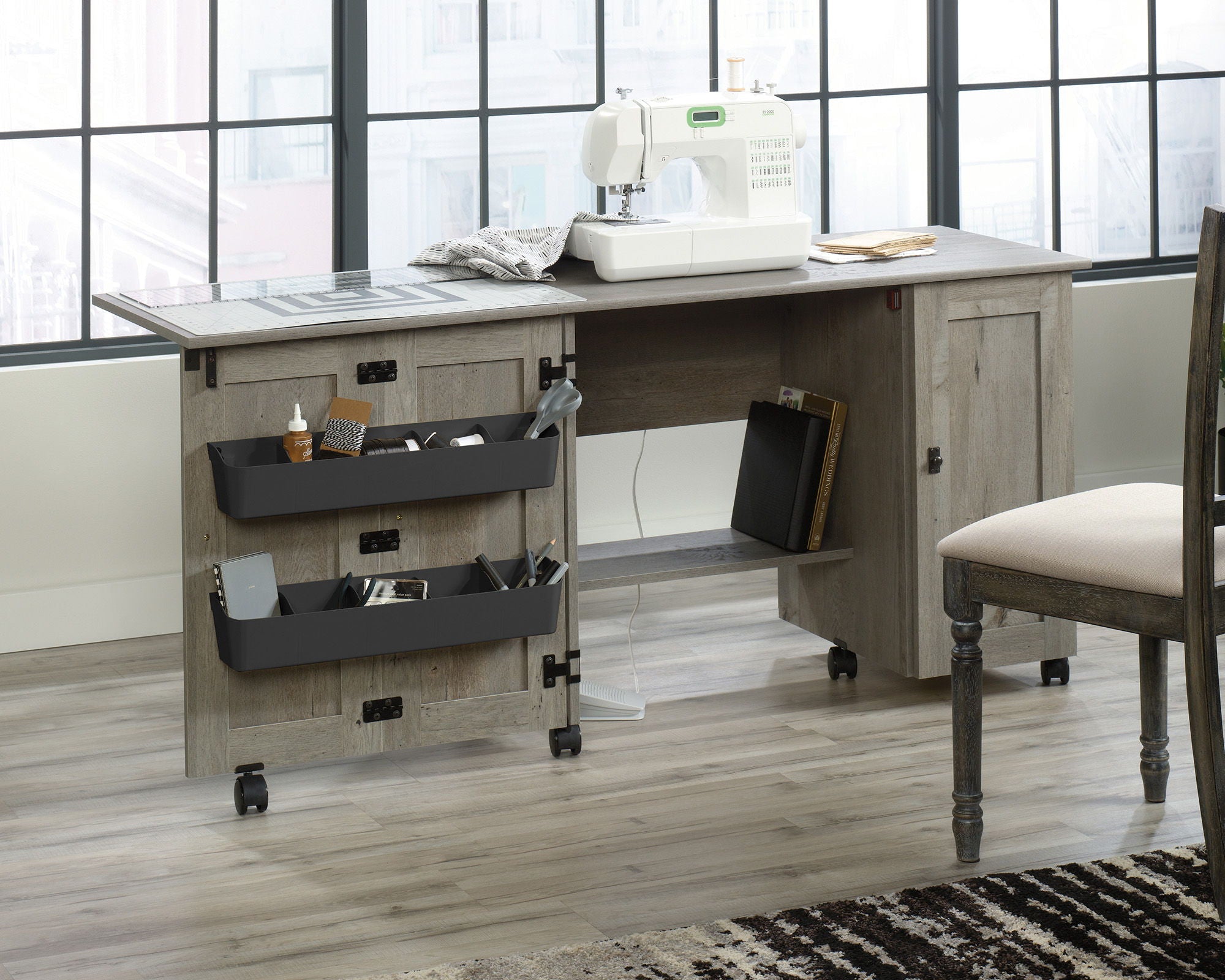 Sewing/Craft Cart Mystic Oak