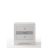 The Naima nightstand offers a sophisticated look, clean lines and contemporary style.