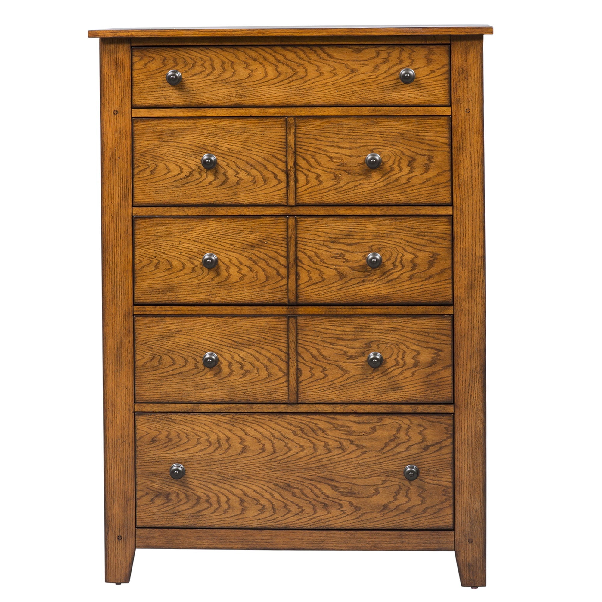 Liberty Furniture Grandpas Cabin - 5 Drawer Chest - Light Brown | Meri Furniture