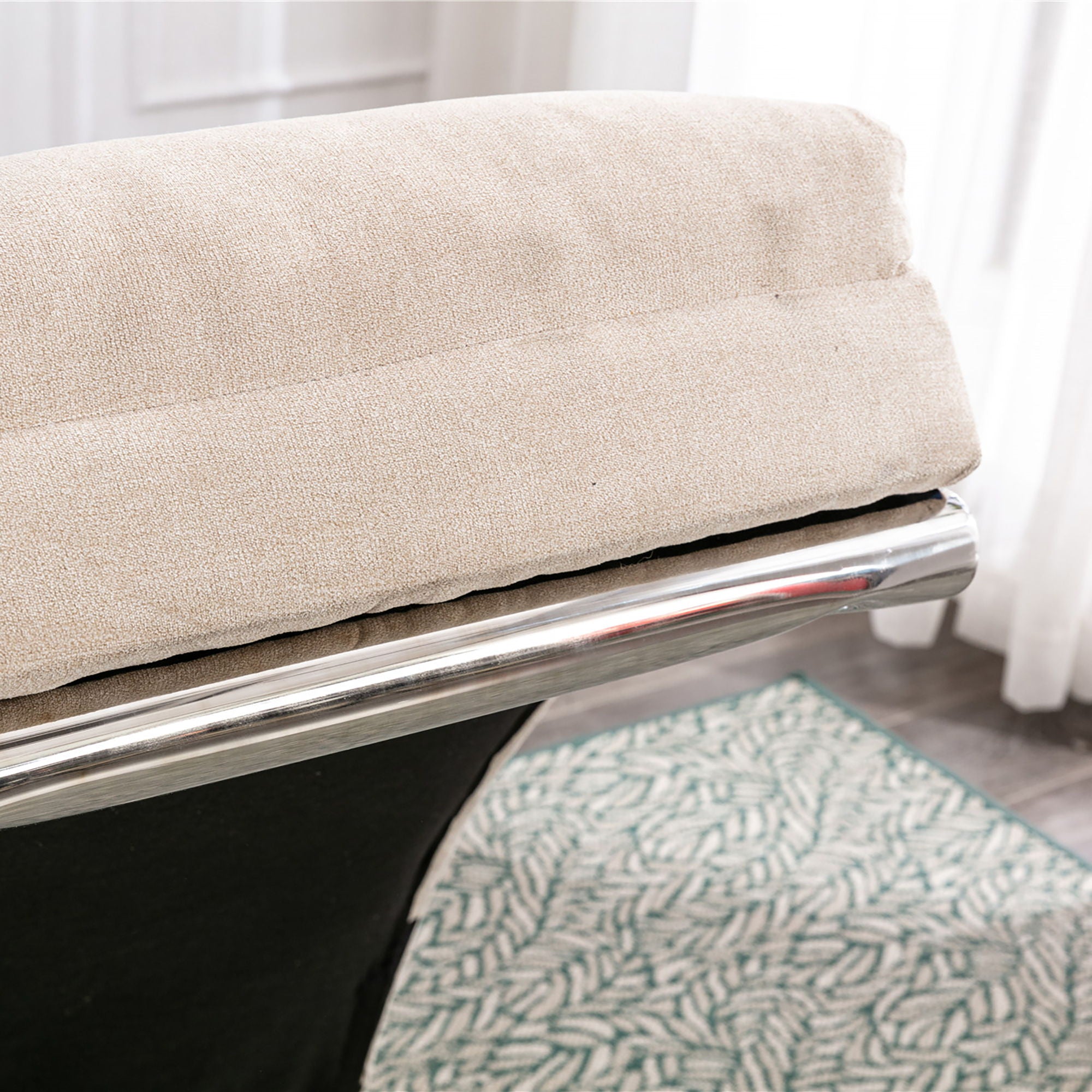 Massage Chaise Lounge Indoor With Remote Control, Ergonomic Electric Massage Lounger