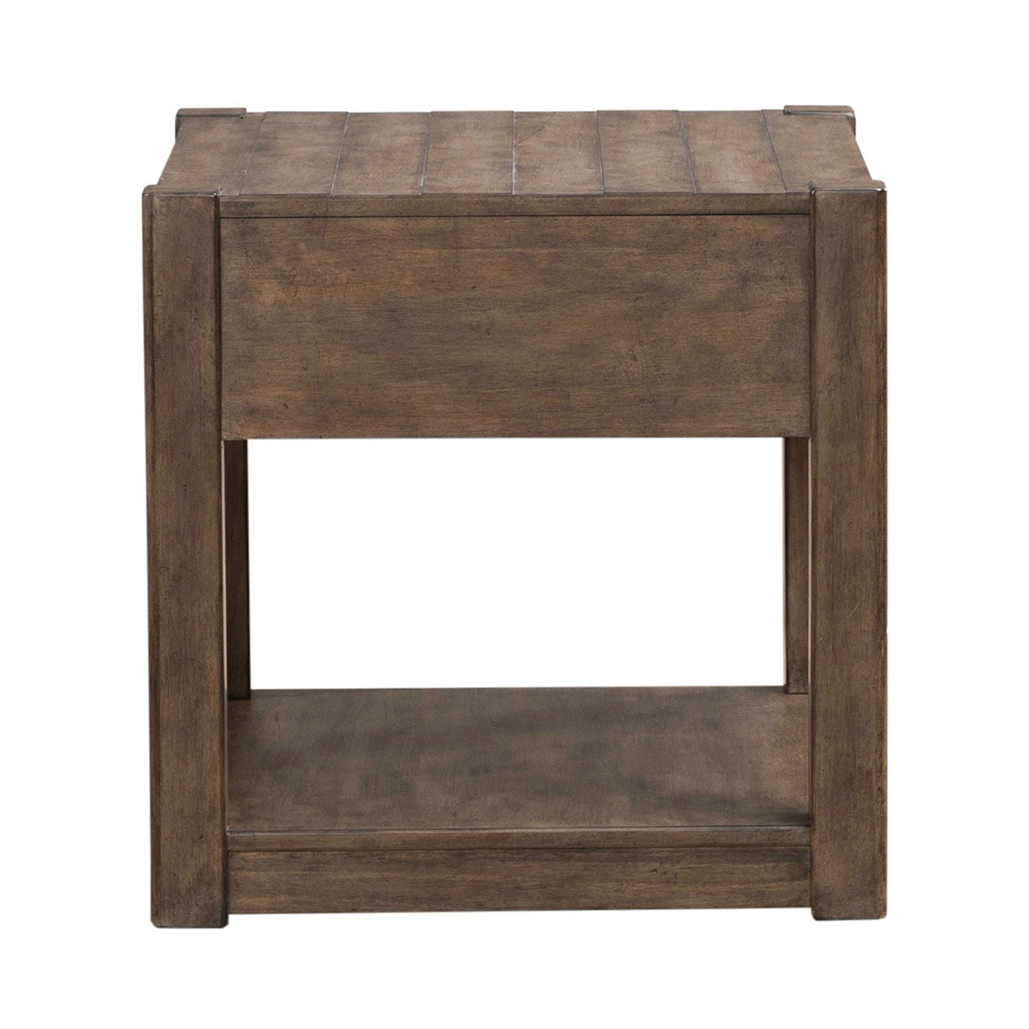 Broadmore - Drawer End Table - Brown