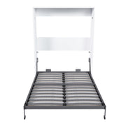 Queen Murphy Bed, Space Saving Design - White