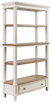 Ashley Furniture Realyn - Brown / White - Bookcase | Meri Furniture