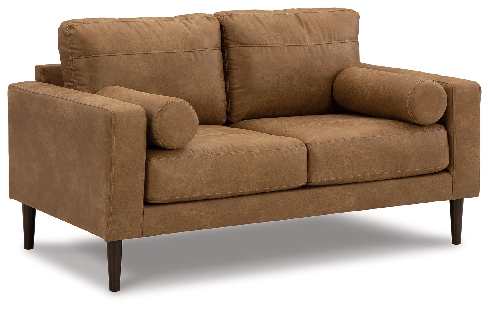 Signature Design by Ashley® Telora - Caramel - Loveseat | Meri Furniture