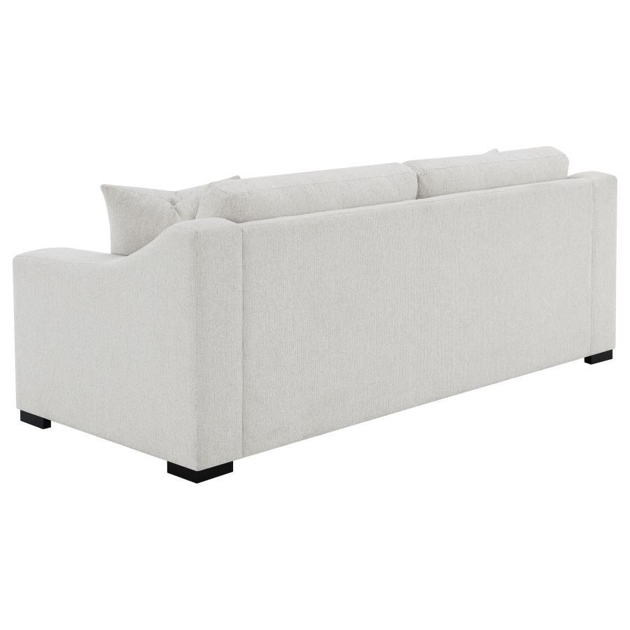 Ashlyn - Fabric Upholstered Track Arm Sofa - Sand