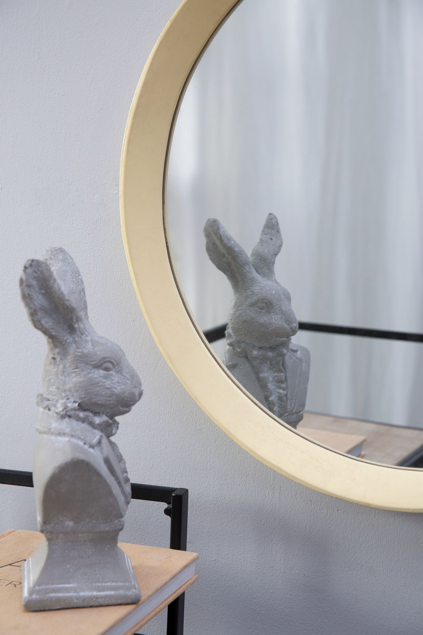 Transitional Decor Style Wall Mirror Decor With Frame For Bathroom