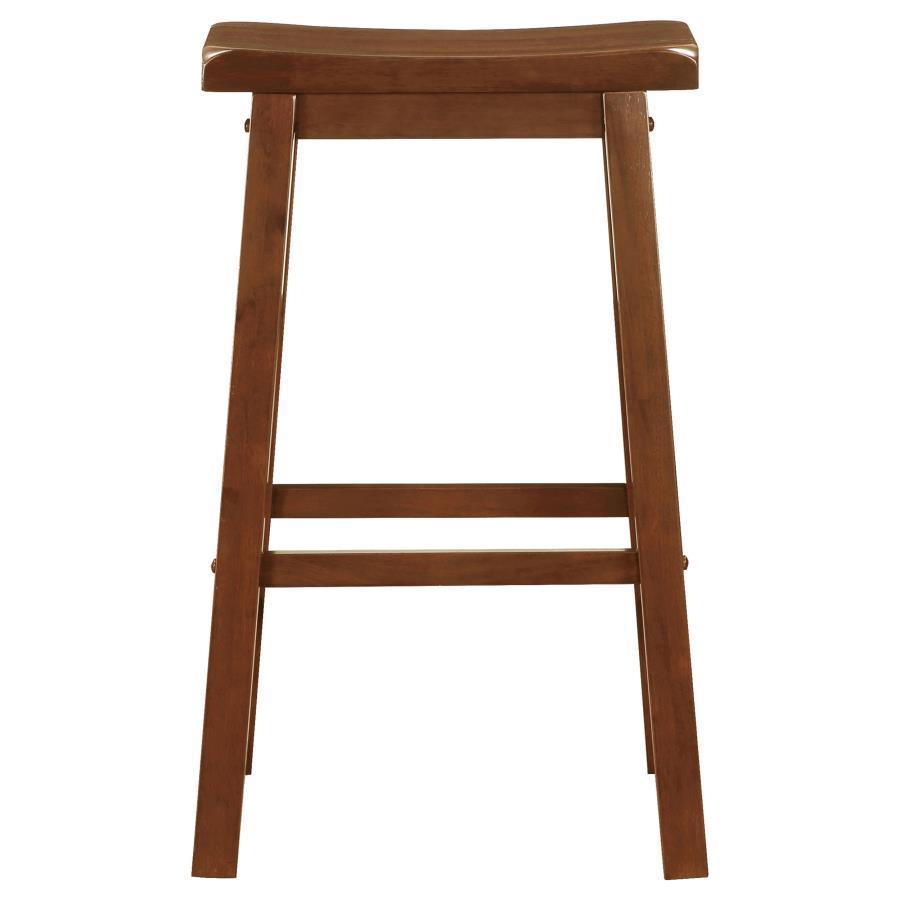 Coaster Fine Furniture Durant - Wood Backless Bar Stool (Set of 2) | Meri Furniture