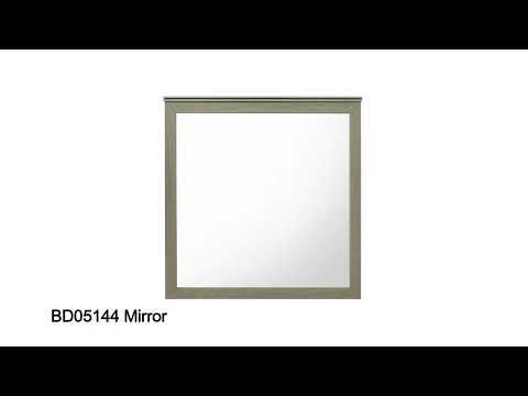 Joanna - Mirror - Weathered Gray