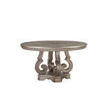 ACME Northville - Dining Table - Antique Silver | Meri Furniture