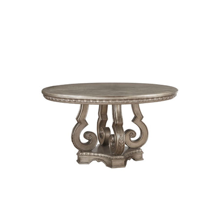 ACME Northville - Dining Table - Antique Silver | Meri Furniture