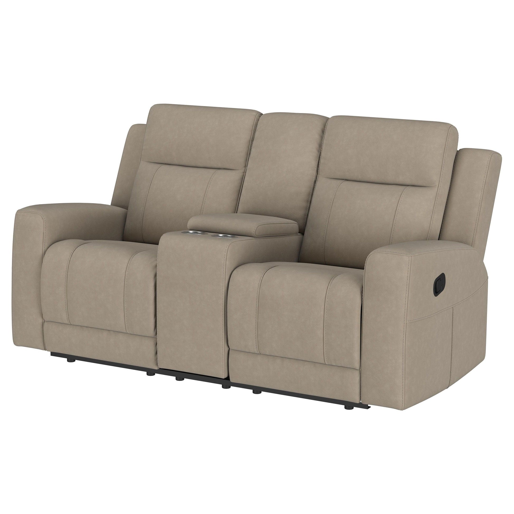 Coaster Fine Furniture Brentwood - Upholstered Motion Reclining Loveseat | Meri Furniture