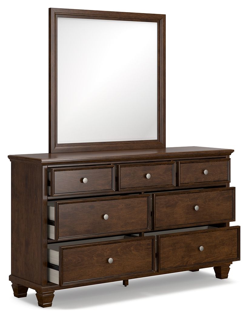 Signature Design by Ashley® Danabrin - Brown - Dresser And Mirror | Meri Furniture