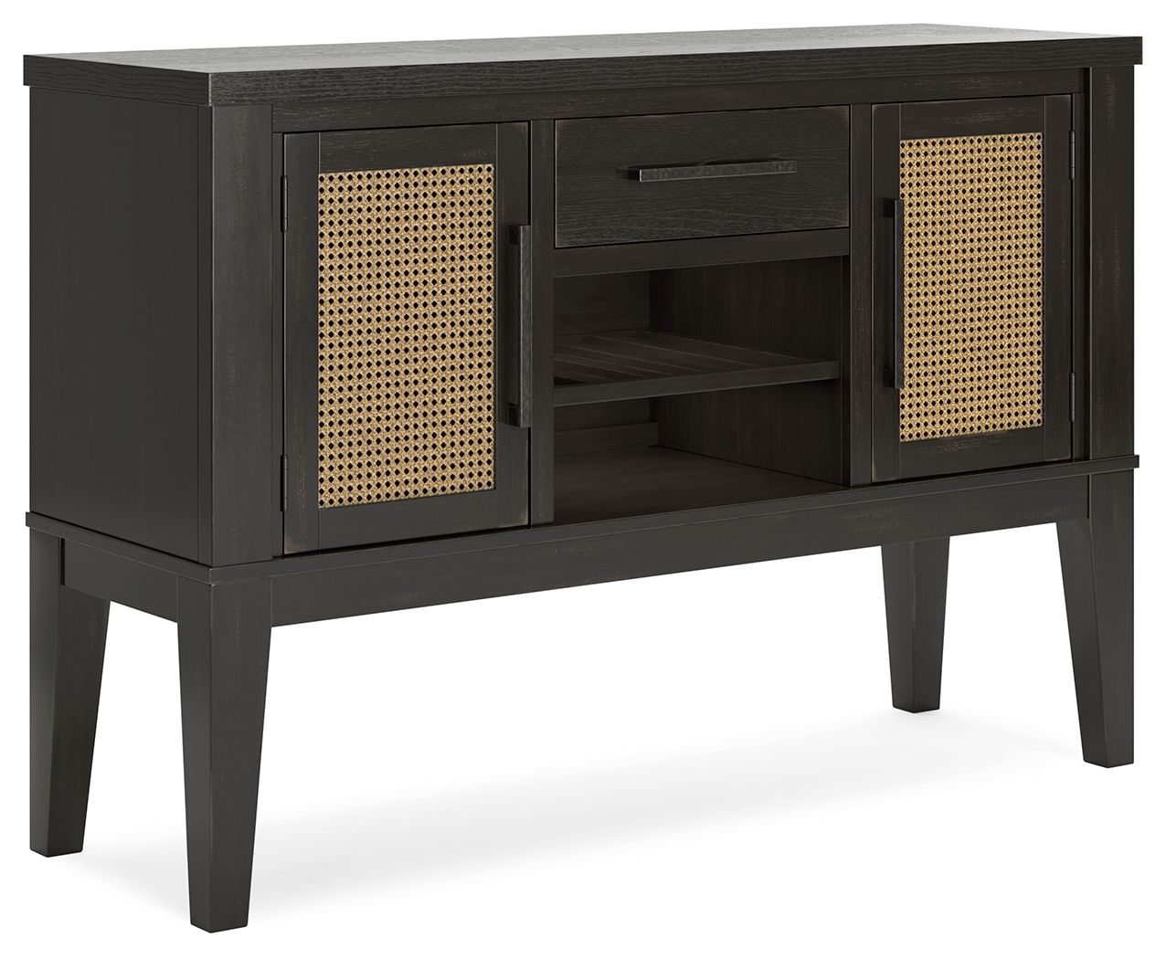 Signature Design by Ashley® Galliden - Black - Dining Room Server | Meri Furniture
