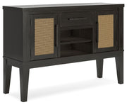 Signature Design by Ashley® Galliden - Black - Dining Room Server | Meri Furniture