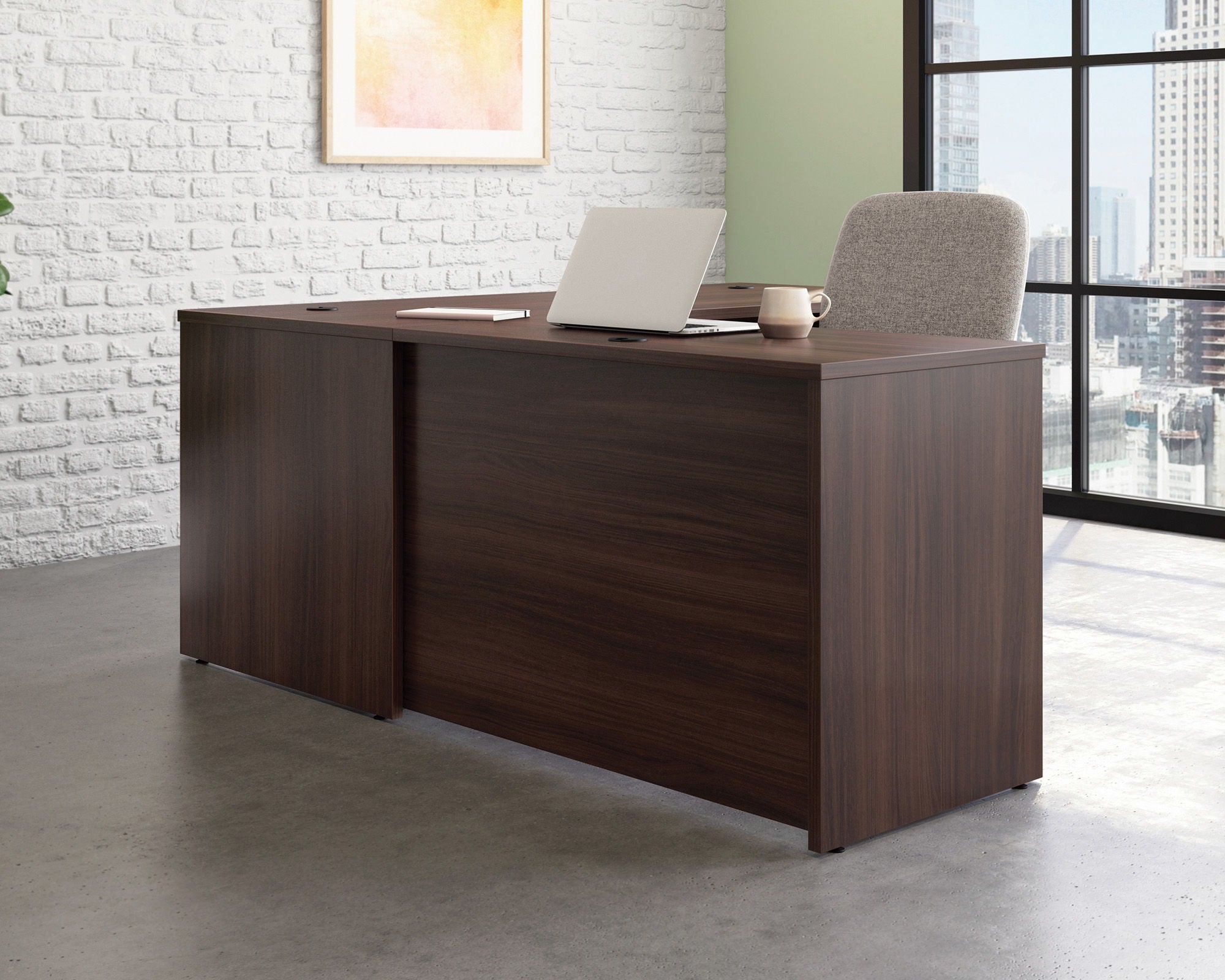 42" Commercial Desk Return in Noble Elm