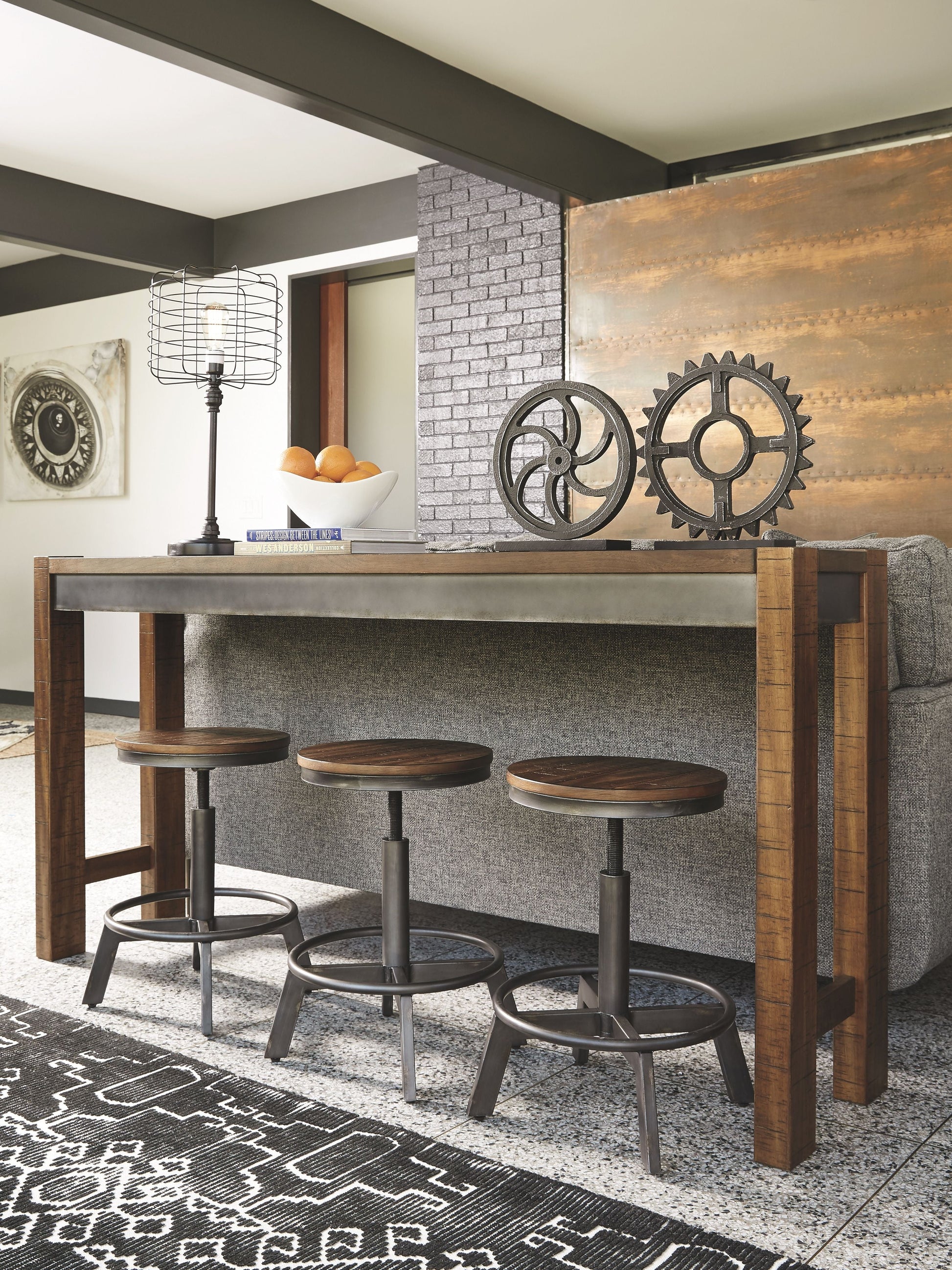 Signature Design by Ashley® Torjin - Swivel Stool (Set of 2) | Meri Furniture