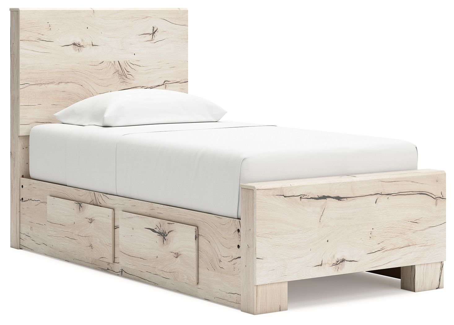 Signature Design by Ashley® Lawroy - Panel Bed With Storage | Meri Furniture