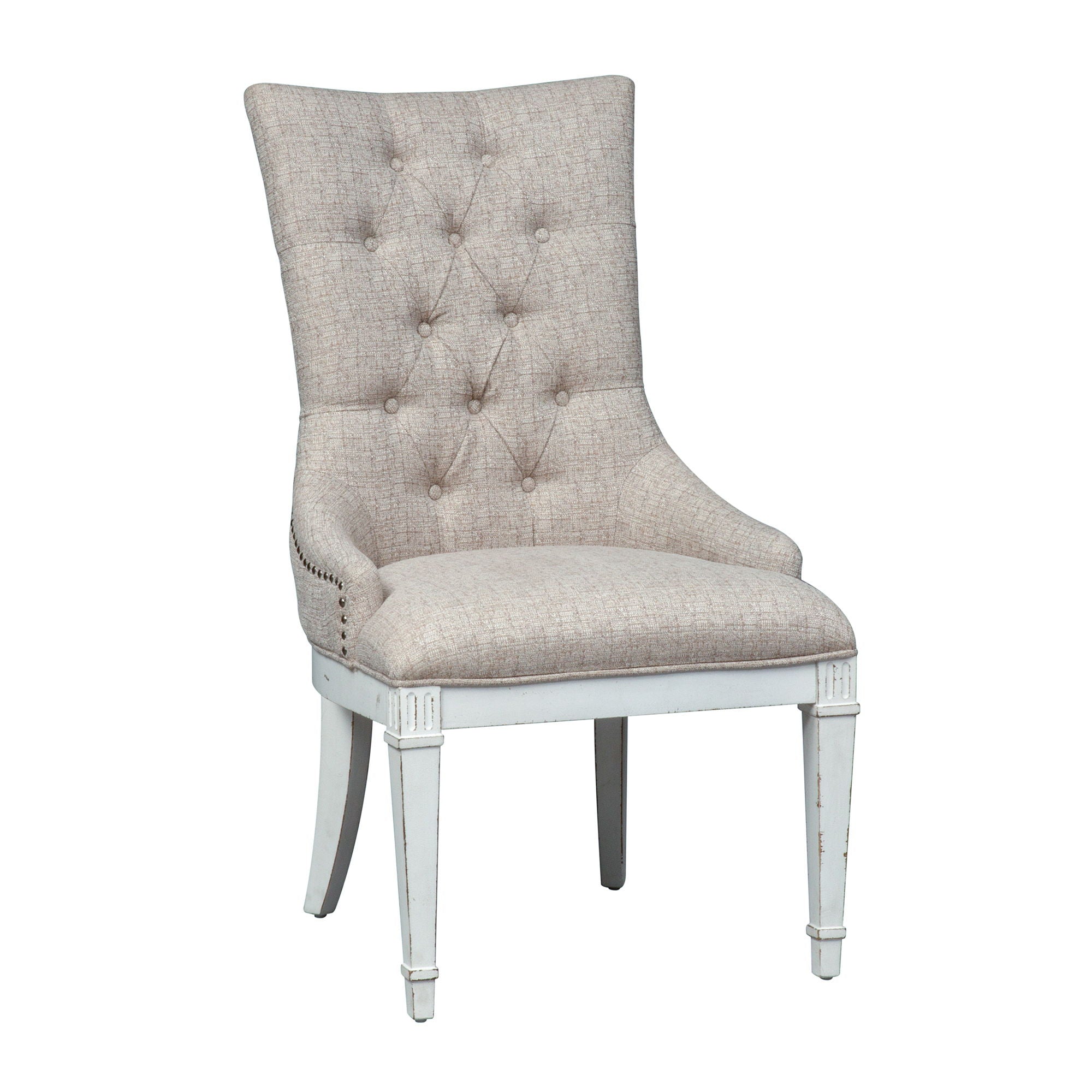 Liberty Furniture Abbey Park - Hostess Chair - White | Meri Furniture