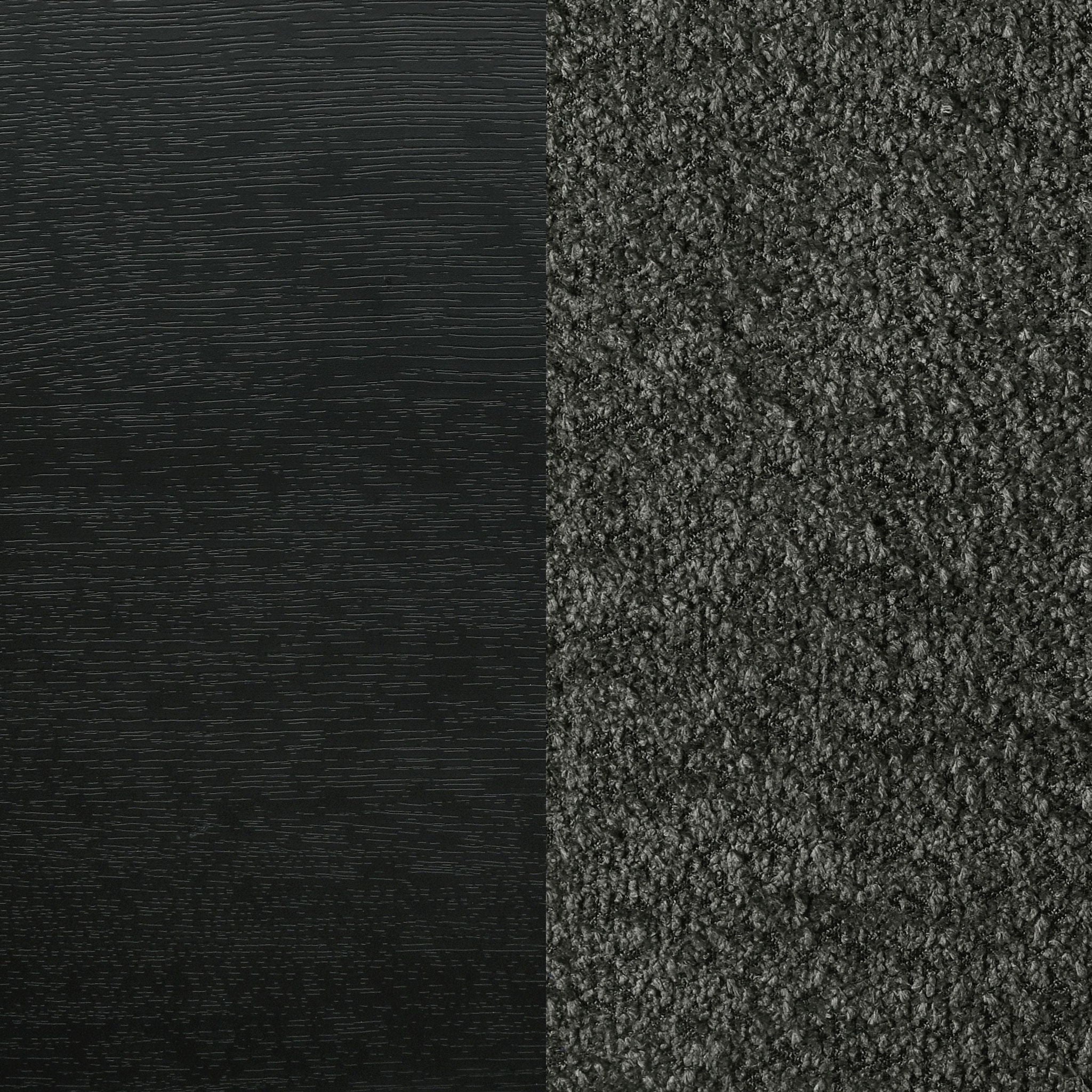 Cavelle 51-inch Upholstered Queen Panel Bed Black