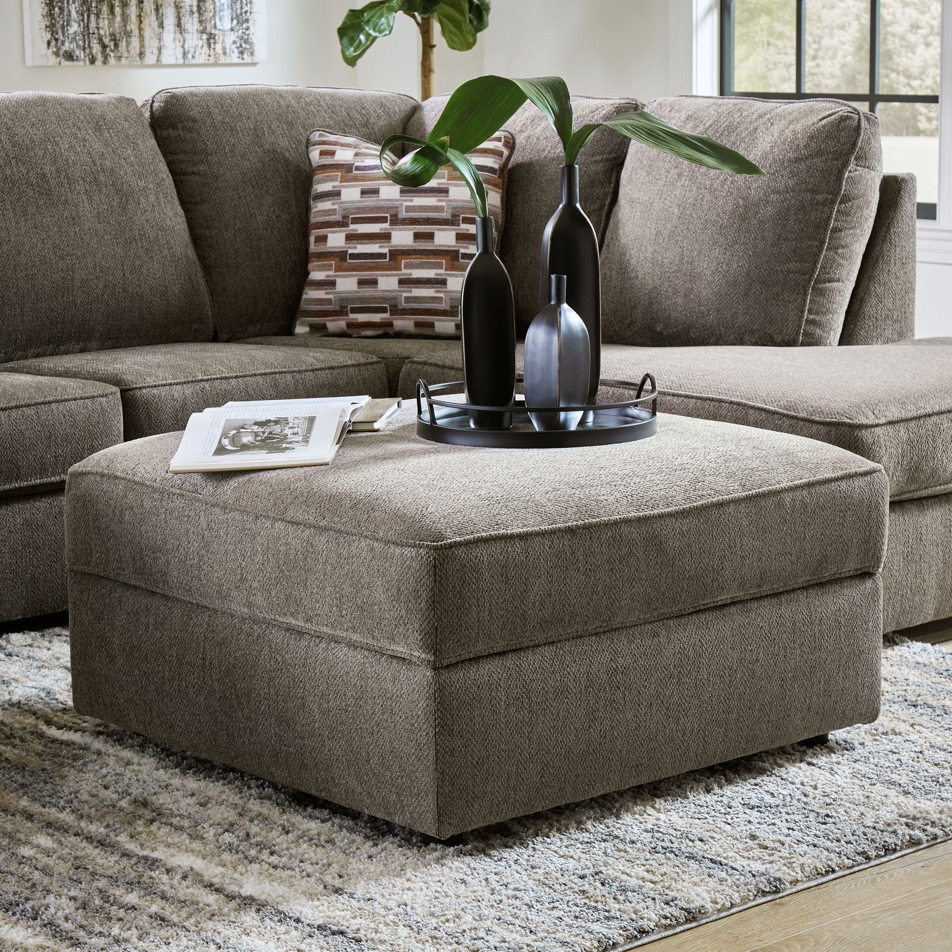 Signature Design by Ashley® O'phannon - Ottoman With Storage | Meri Furniture