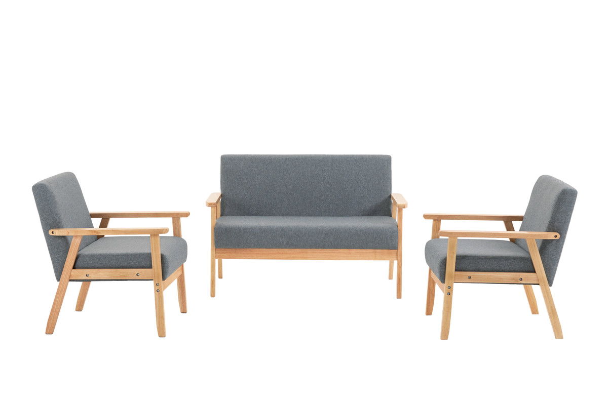 Bahamas Loveseat and 2 Chair Living Room Set