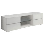 Coaster Fine Furniture Galvin - 4-Drawer Wood TV Stand - White High Gloss | Meri Furniture
