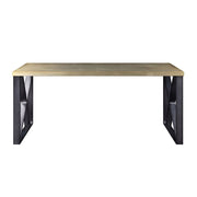 ACME Jennavieve - Desk - Gold Aluminum | Meri Furniture