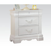 ACME Hidden Top Drawer w/Faux Key Decor • Drawer: GLIDE Center Metal (Kenlin), DT French Front & English Back, Felt-Lined Top Drawer | Meri Furniture