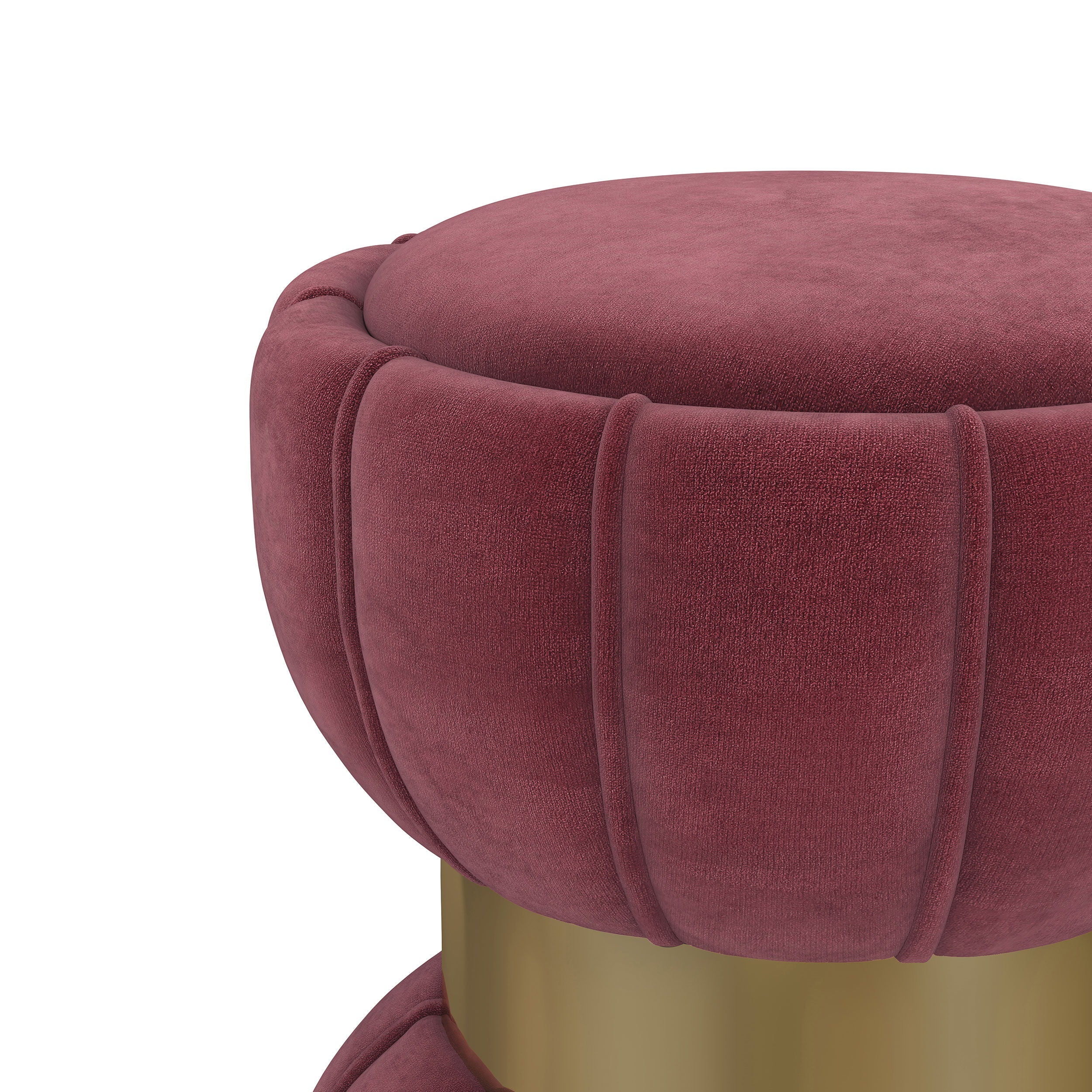 Coaster Fine Furniture Sora - Round Upholstered Ottoman | Meri Furniture